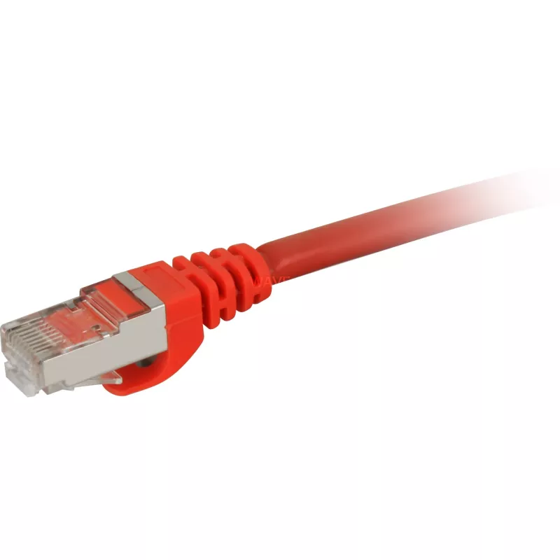 Tinklo laidas Sharkoon Patch SFTP RJ-45 Cat.7a 1m Raudonas