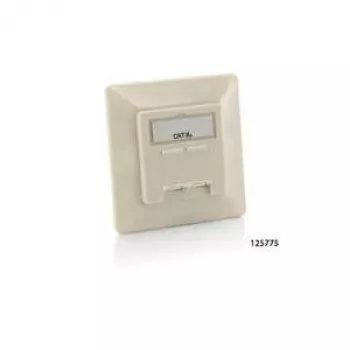 Equip Cat.6A vokiškas modulinis rozetės lizdas 125772