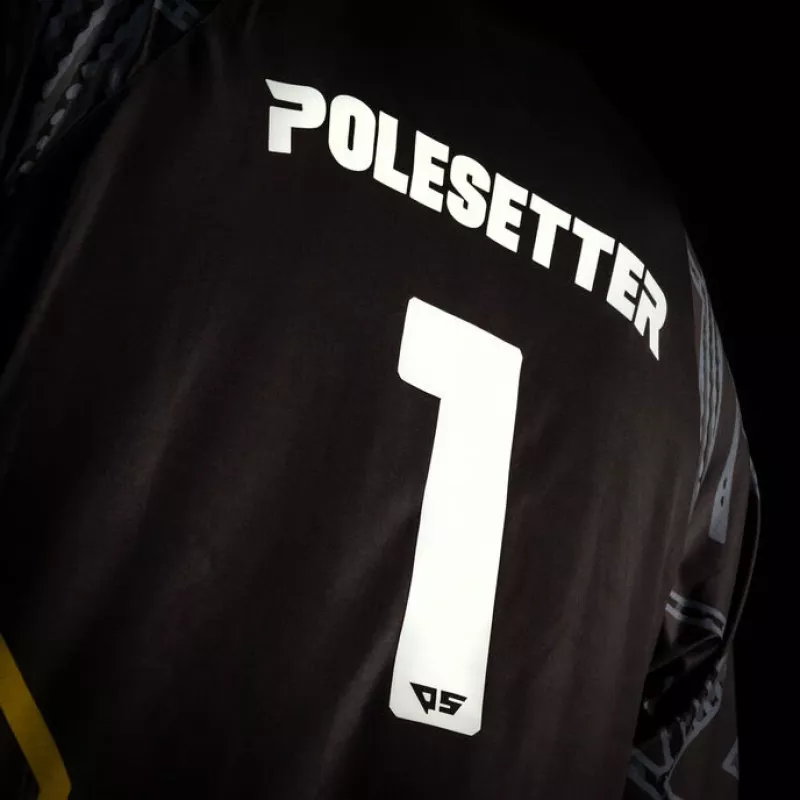 Polesetter ONE Simracing Marškinėliai Geltoni - L