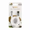 Sbox USB-TYPEC-15W USB->Type C laidas, 1,5 m, kokoso baltumo