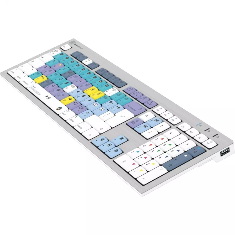 Logickeyboard LKB-RESC-CWMU-UK klaviatūra, skirta DaVinci Resolve, USB, QWERTY anglų