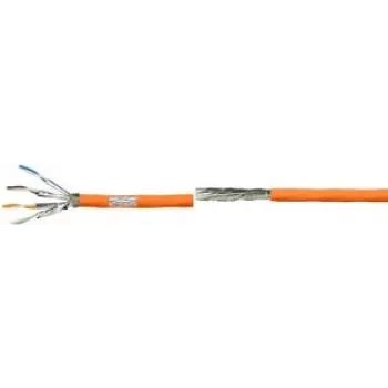 LogiLink Professional - Bėginis kabelis - 200 m - 7,5 mm - S/FTP - Cat.7 - Be halogenų, tvirtas - oranžinė