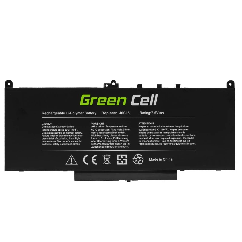 Green Cell DE135 nešiojamojo kompiuterio baterija J60J5 7,6V 5800mAh Dell