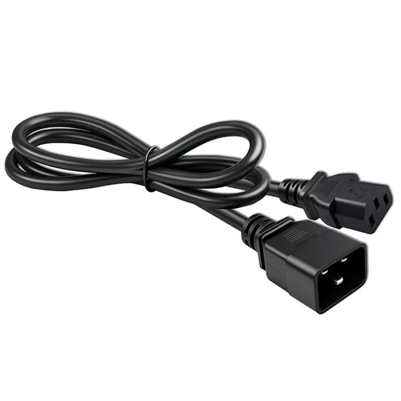 Maitinimo laidas Qoltec 53991 Juodas 1,2 m C20 C13 jungtis