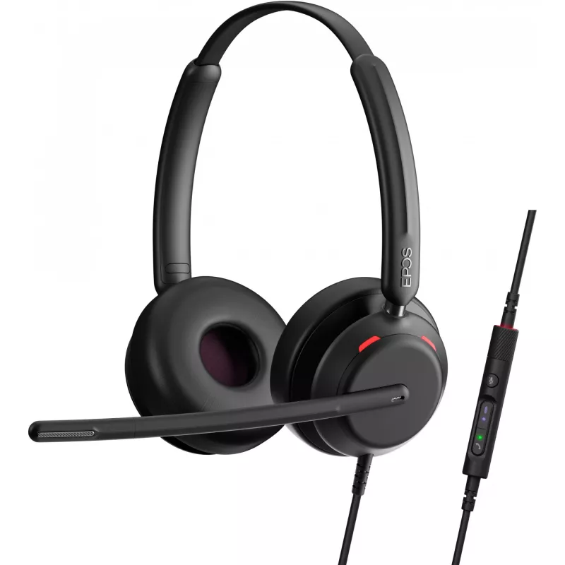 EPOS IMPACT 760T – ausinės ant ausų, laidinės, USB-C, juodos, sertifikuotos Microsoft Teams (1001214)