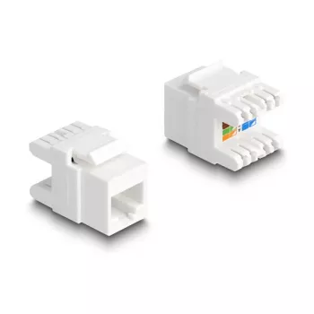 Keystone modulis DeLOCK 88131 plokščias RJ-45 baltas