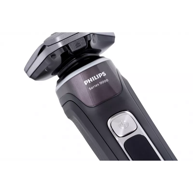 Philips SHAVER Series 9000 S9976/55 vyriškas skustuvas su rotaciniu skustuvu ir trimeriu, juodos spalvos