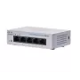 Nevaldomas L2 Gigabit Ethernet komutatorius Cisco CBS110 — 5x RJ-45 10/100/1000, 1U, 12V DC, 2048 MAC, 10 Gbit/s