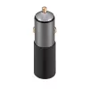 Akyga AK-CH-26 GaN automobilinis įkroviklis 12/24 V, 100 W, USB-C PD 3.0 + USB-A QC 3.0, pilkas