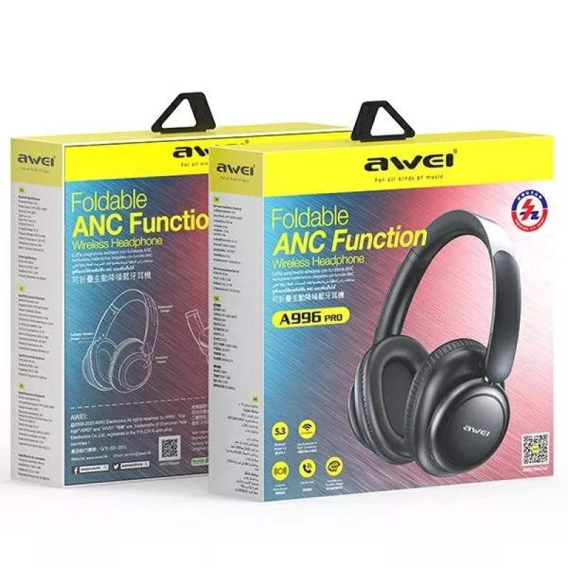 Ausinės Bluetooth A996 Pro ANC