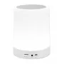 Manhattan Sound Science Bluetooth garsiakalbis, 5 val. grojimo, 10 m atstumas, microSD kortelių skaitytuvas (32 GB), Aux 3,5 mm, 3 W, USB-A įkrovimo laidas, 1200 mAh baterija, Bluetooth v5, įmontuota pakabinimo kilpa, baltas, 3 metų garantija