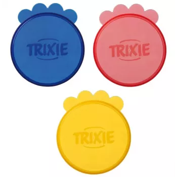 Trixie TX-24551 plastikinis dangtelis skardinėms 7,6 cm apvalus, 3 vnt., šunims ir katėms