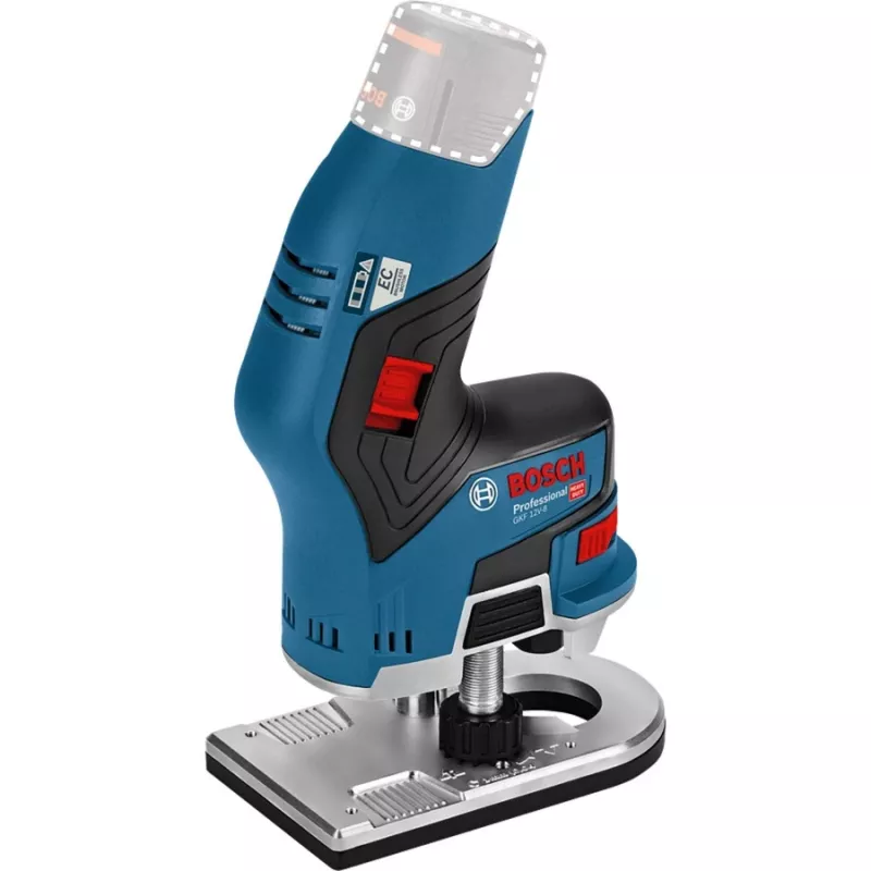 Bosch GKF 12V-8 Professional Tiesinis šlifuoklis 1300 aps./min. Juoda, Mėlyna, Raudona