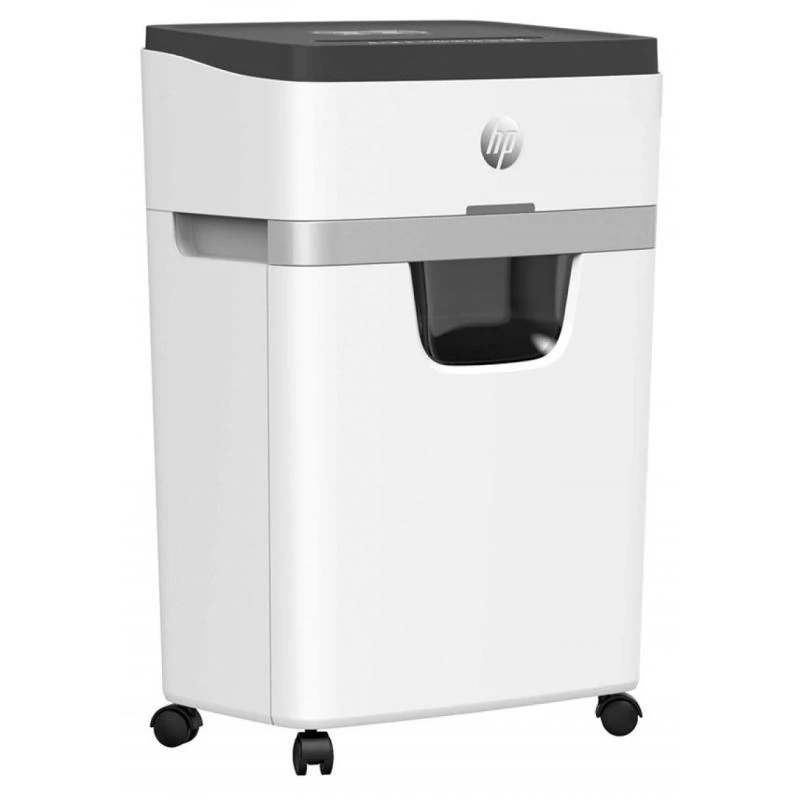HP OneShred 18CC popieriaus smulkintuvas, dalelių pjovimas, 65 dB, 22 cm, baltas, juodas