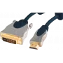 Vaizdo kabelio adapteris ShiverPeaks SP77480 1m HDMI A tipas - DVI-D mėlynas