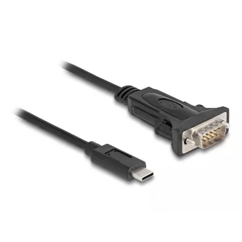 DeLOCK adapteris USB Type-C į RS-232 D-Sub 9 kištukas 0,25 m