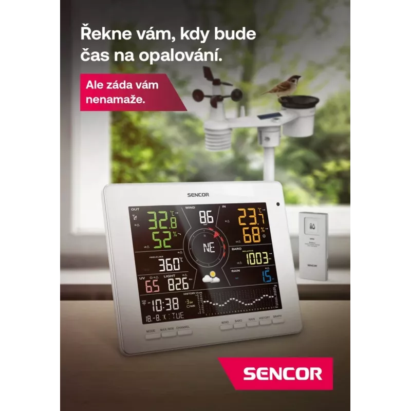 Oro stotis Sencor SWS 16600 WiFi 7 viename