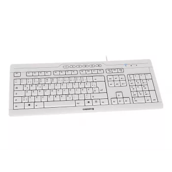 CHERRY STREAM 3.0 klaviatūra biurui USB Swiss Grey