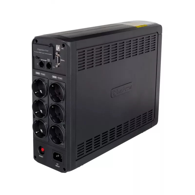 Nepertraukiamo maitinimo šaltinis CyberPower CP1600EPFCLCD, linijinis-interaktyvus, 1.6 kVA, 1000 W, 6 lizdai