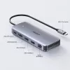 UNITEK aktyvus USB-C centras 10Gbps, M.2, HDMI, PD 100W