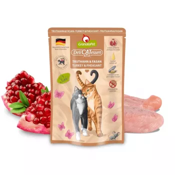 GRANATAPET DeliCATessen kalakutiena ir fazanas - šlapias kačių ėdalas - 85g