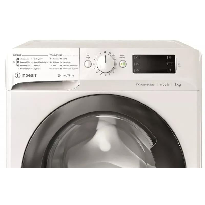 Skalbimo mašina INDESIT MTWE81495WBPL 8 kg, 1400 aps/min, energijos klasė B