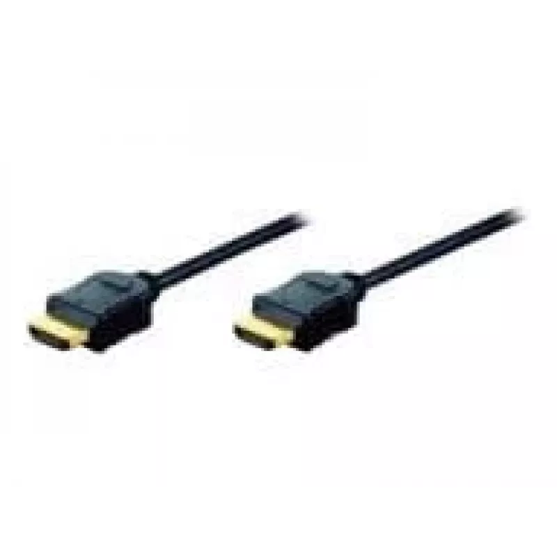Assmann HDMI High Speed jungiamasis laidas, tipas A M/M, 10,0 m, su Ethernet, atitinka HDMI 1.4, UL, juodas, auksuoti kontaktai (AK-330107-100-S)