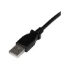 StarTech.com 3 m USB 2.0 A į stačiu kampu B laidas - vyriškas/vyriškas