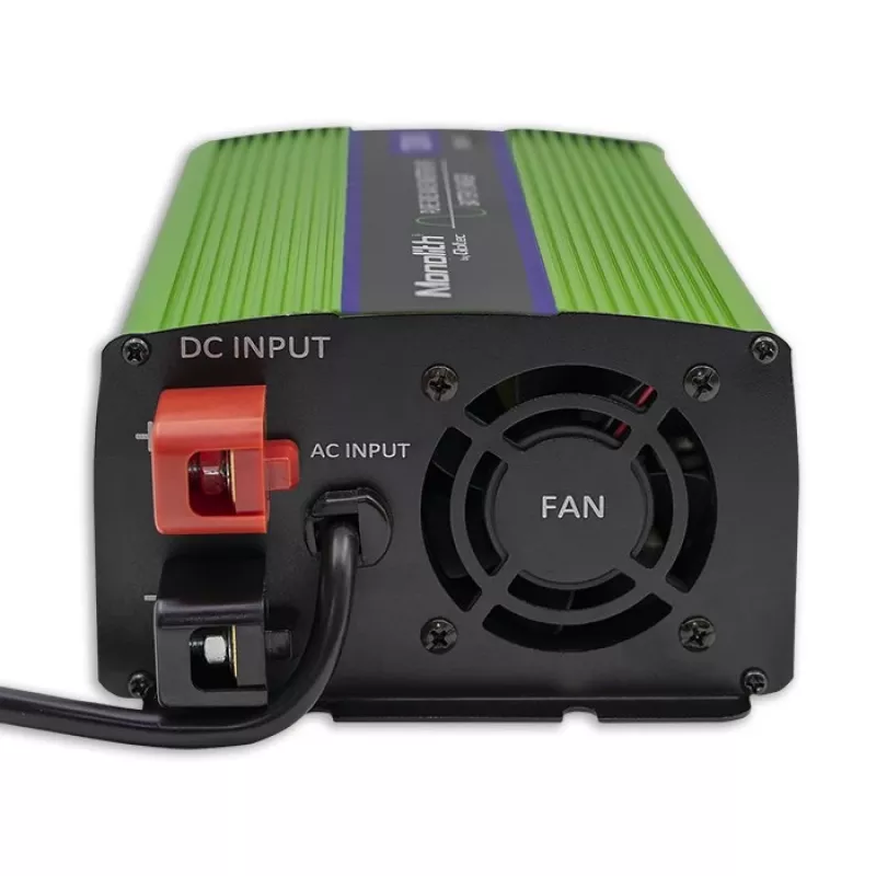 Automobilinis keitiklis Qoltec Monolith 1200 W žalias 12 V