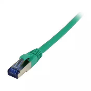 Patch laidas RJ45 CAT6A 500MHz 0,15m žalias S-STP TPE/LSZH Superflex AWG26 Syner