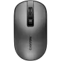 Belaidė pelė CANYON MW-18, 2.4GHz, įkraunama, Pikarto jutiklis, 4 mygtukai, tylūs perjungikliai, 800/1200/1600 DPI, pilka