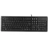 A4Tech KR-92 klaviatūra USB QWERTY angliška juoda