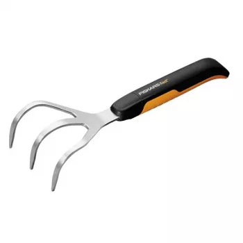 Fiskars Xact Black rankinis kultivatorius, nerūdijantis plienas