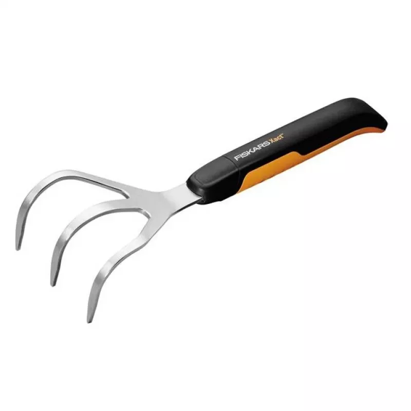 Fiskars Xact Black rankinis kultivatorius, nerūdijantis plienas