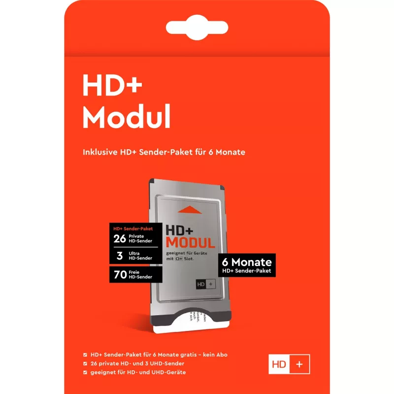 HD+ modulis su 6 mėnesių HD+ kanalų paketu
