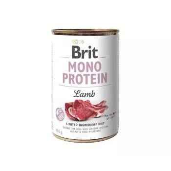 BRIT MONO PROTEIN šlapias šunų ėdalas su ėriena 400 g