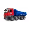 BRUDER MB Arocs Halfpipe Tipper Truck – savivartis su pusapvaliu kėbulu