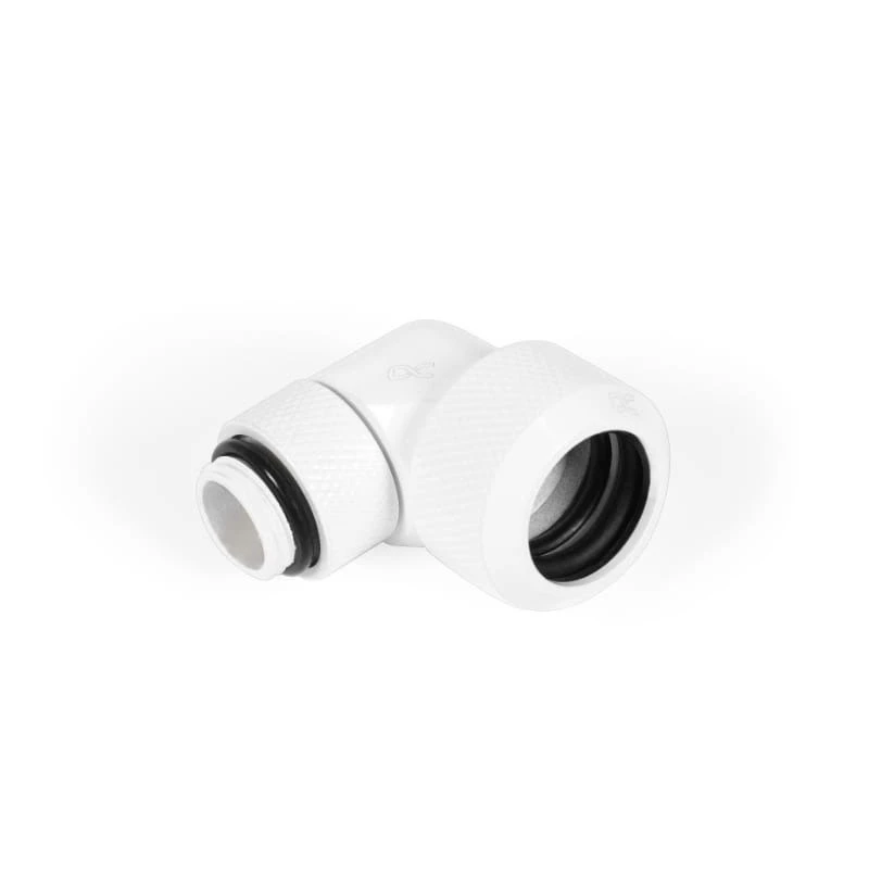 Alphacool 90° pasukama G1/4 vyriška jungtis 16 mm išorinio skersmens kietam vamzdeliui (Model 17621)