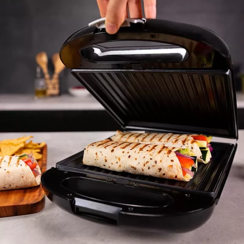 Sumuštinių keptuvė Cecotec Rock'nToast Family 3in1 | 1500 W | 3 plokštės | Juoda