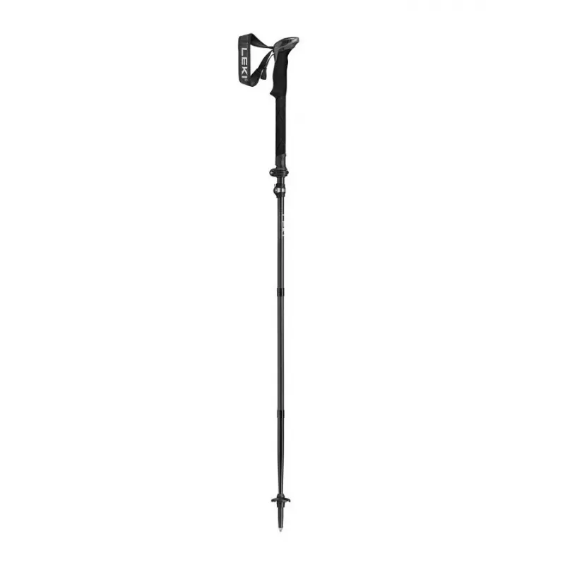 Lazdos žygiams Leki Sherpa FX reguliuojamos 120–140 cm, juodos