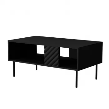 Staliukas kavos Cama Meble LUCCA 1000×550×460 mm stačiakampis juodas