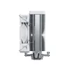 Oro aušintuvas CPU Montech NX400, 2x120 mm ventiliatoriai, baltas, 156×74×120 mm, TDP 270 W
