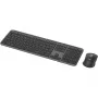 Belaidė klaviatūra ir pelė Logitech MK950 Signature Slim, RF Bluetooth, QWERTY JAV tarptautinis, grafitas