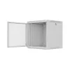 Sieninis 19 inch stelažas 12U 600x600 pilkas