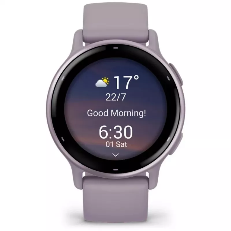 Garmin Vivoactive 5 3.05 cm (1.2) AMOLED Skaitmeninis 390 x 390 pikselių Liečiamas ekranas Violetinis Wi-Fi GPS (palydovas)