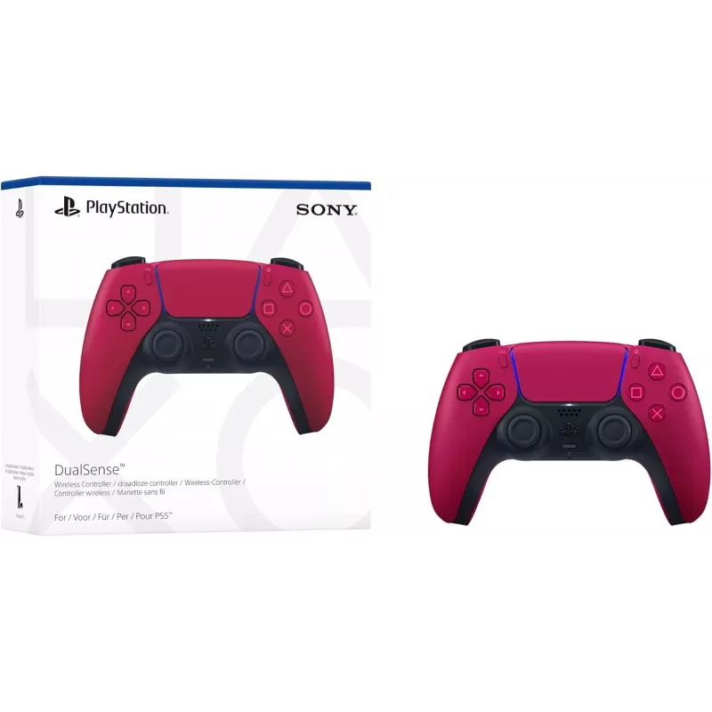 Žaidimų pultas Sony DualSense v3 Raudonas — Bluetooth / USB, USB-C, įmontuota baterija, PS5, 160×106×66 mm