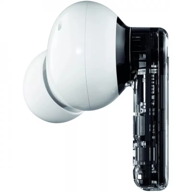 Ausinės Nothing Ear True Wireless Stereo, skaidriai baltos