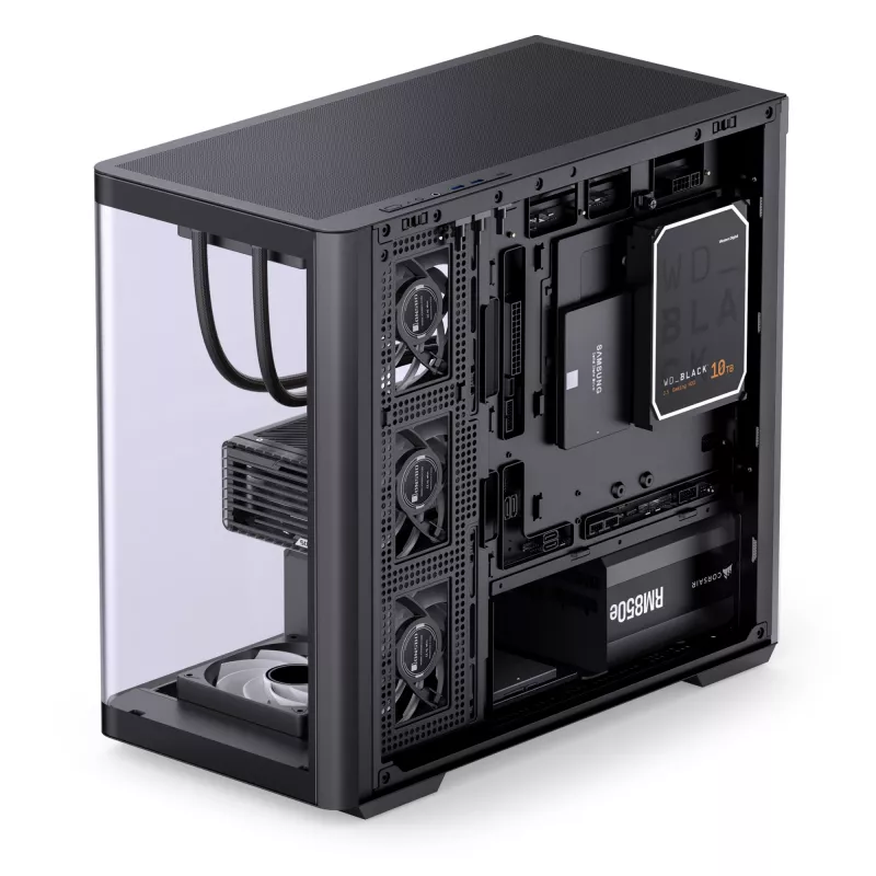 Kompiuterio korpusas Jonsbo D300 ATX juodas