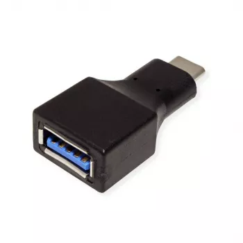 Value 12.99.9030 Laido adapteris USB Type C į USB Type A, juodas (12.99.9030)