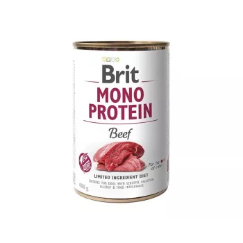 BRIT Mono Protein Beef šlapias šunų maistas - 400 g